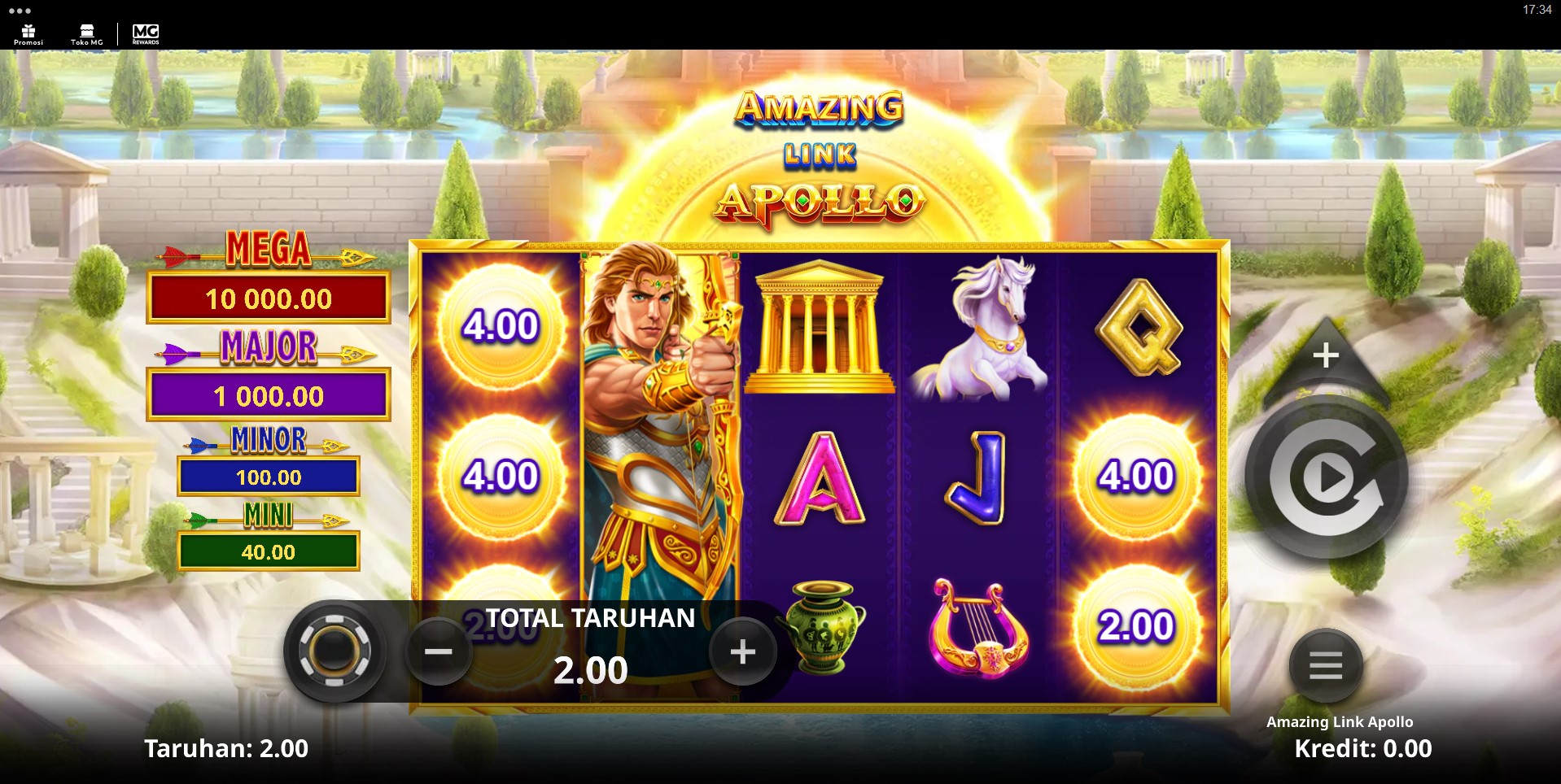 Amazing Link Apollo Slot