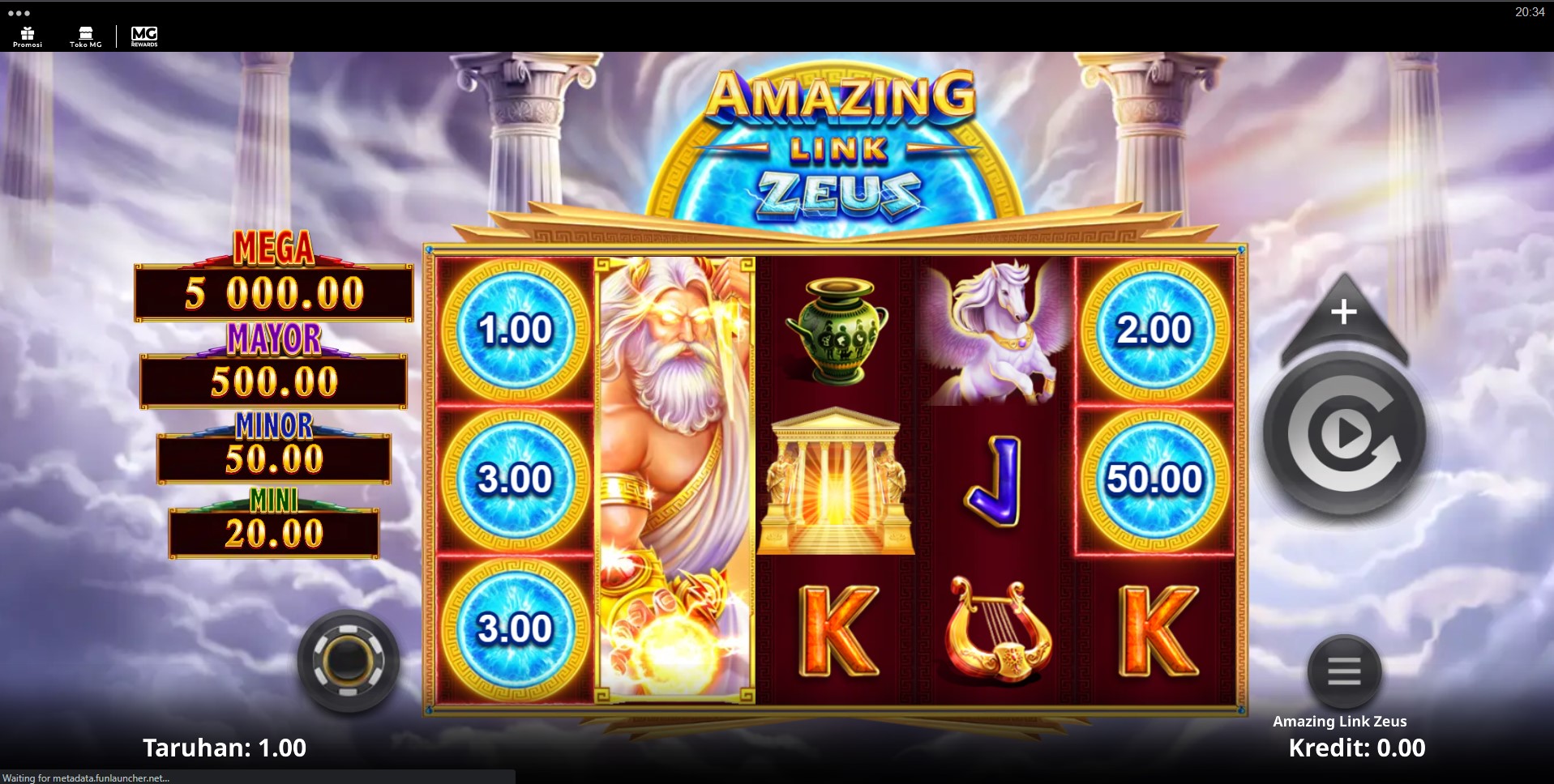 Amazing Link Zeus Slot