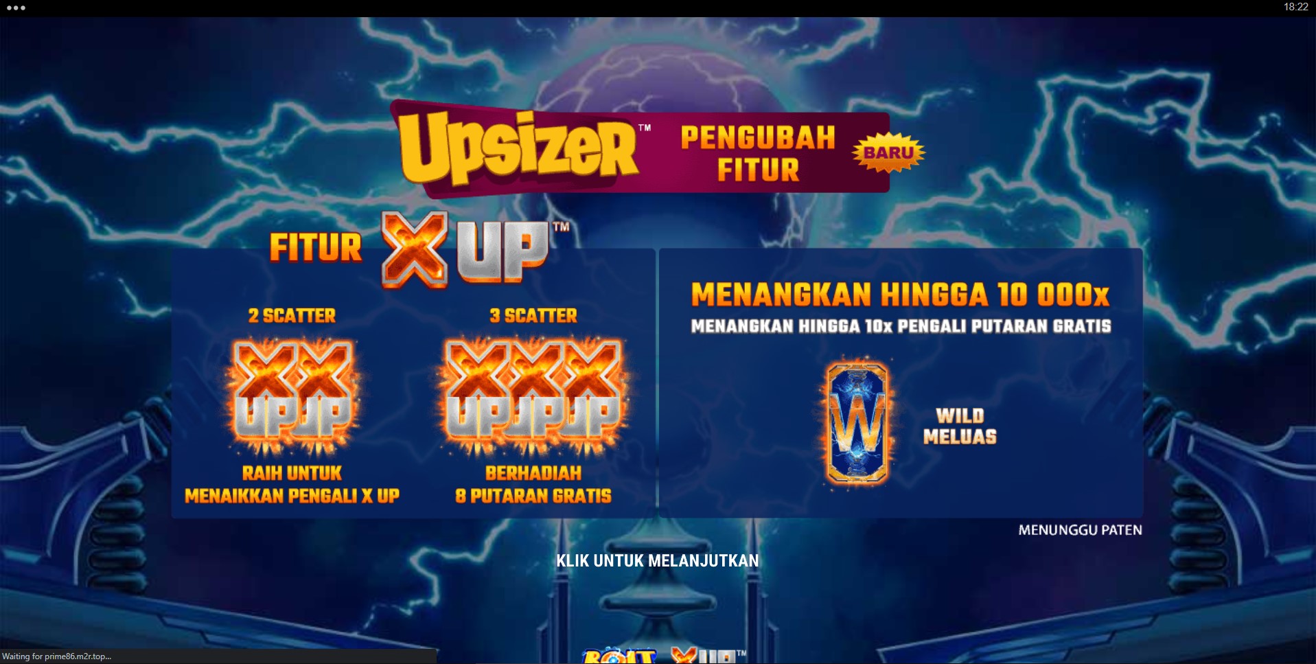 Bolt X Up Slot