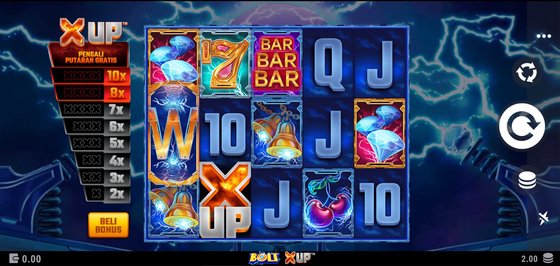 Bolt X Up Slot