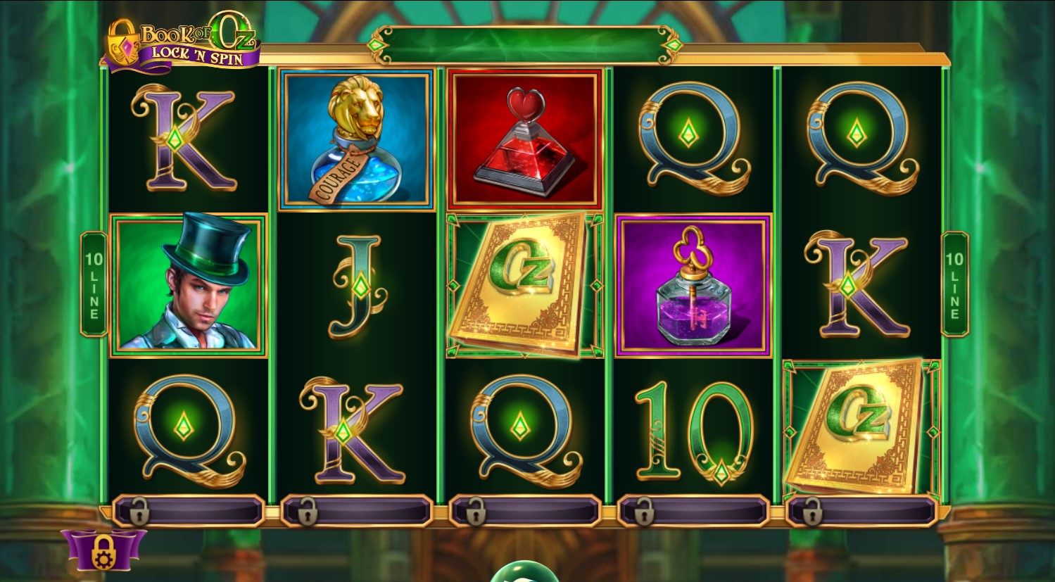 Book Of Oz Lock 'n Spin Slot