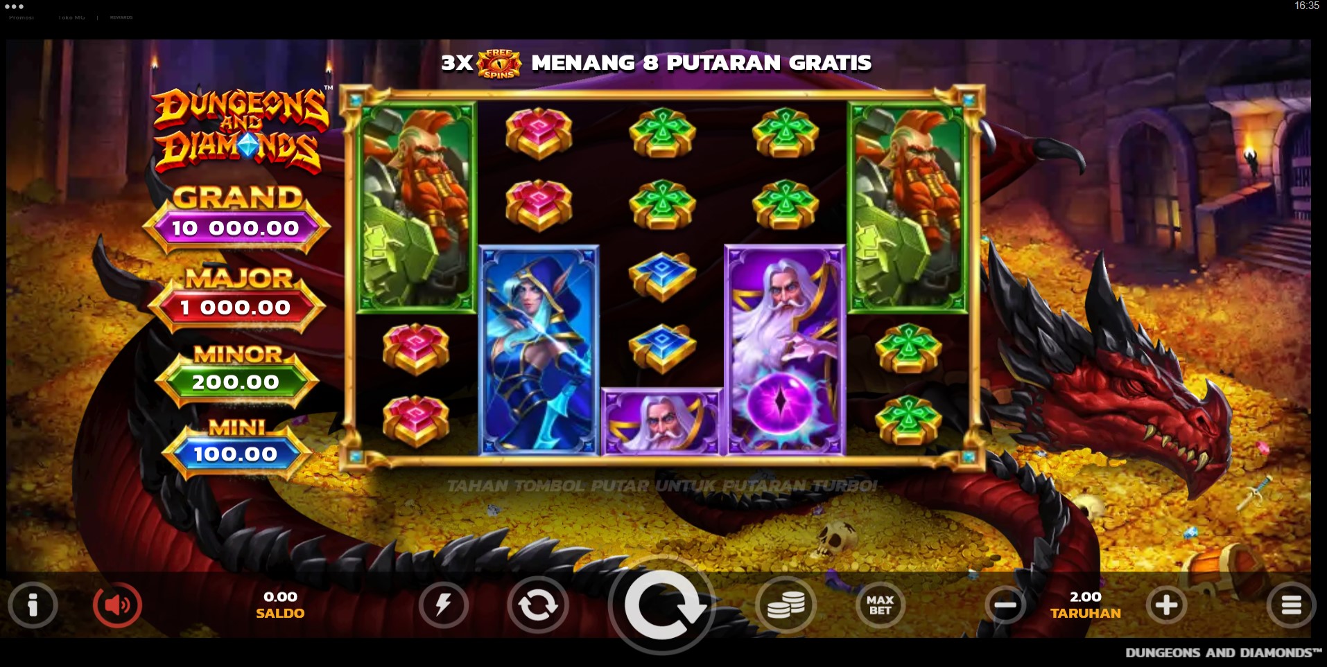 Dungeons And Diamonds Slot