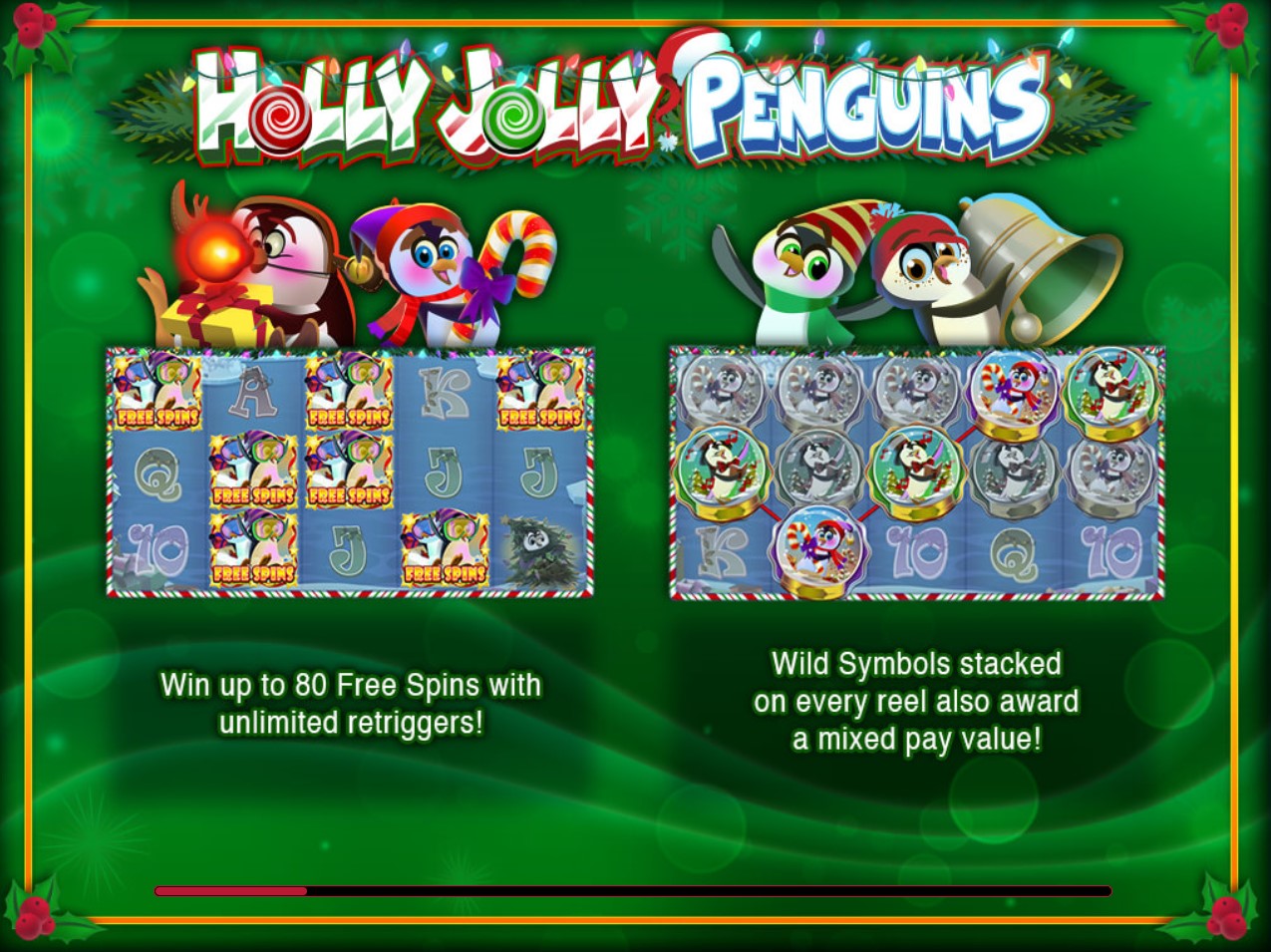 Holly Jolly Penguins Slot