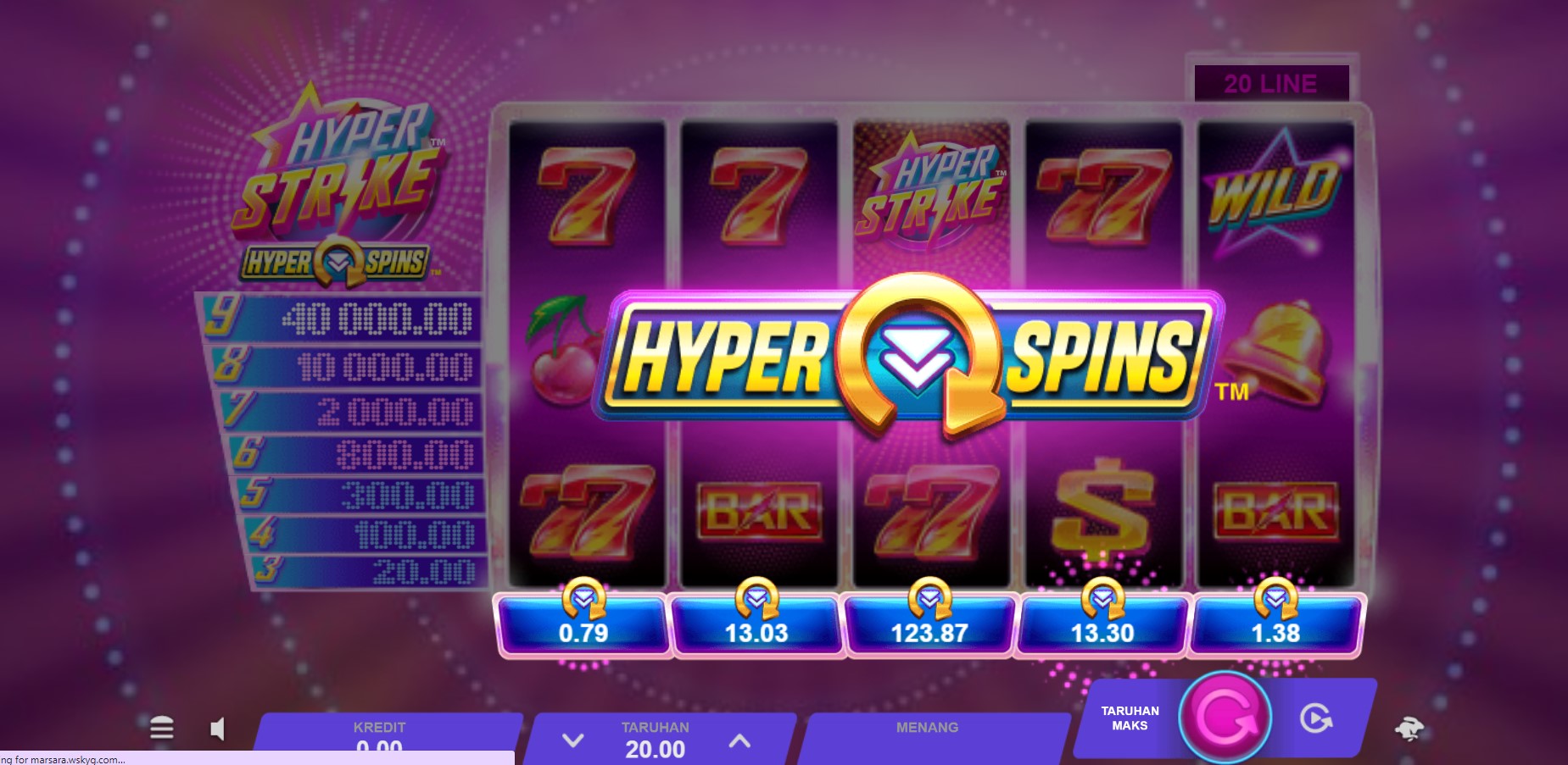 Hyper Strike Spins Slot