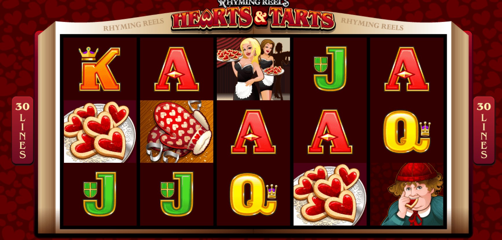 Rhyming Reels Hearts & Tarts Slot