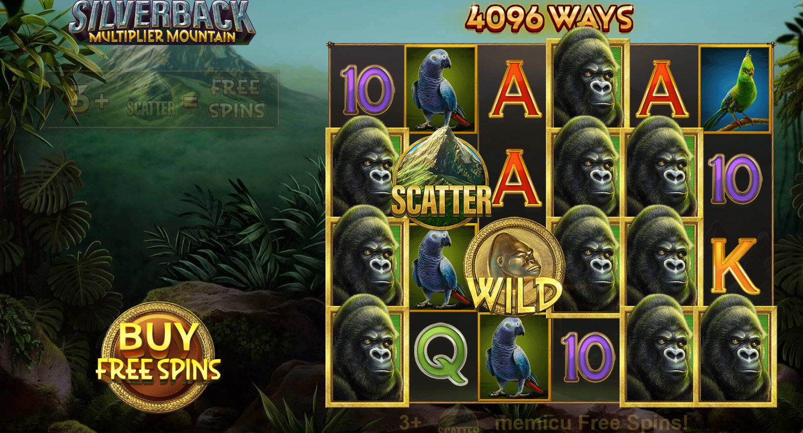 Silverback Multiplier Mountain Slot