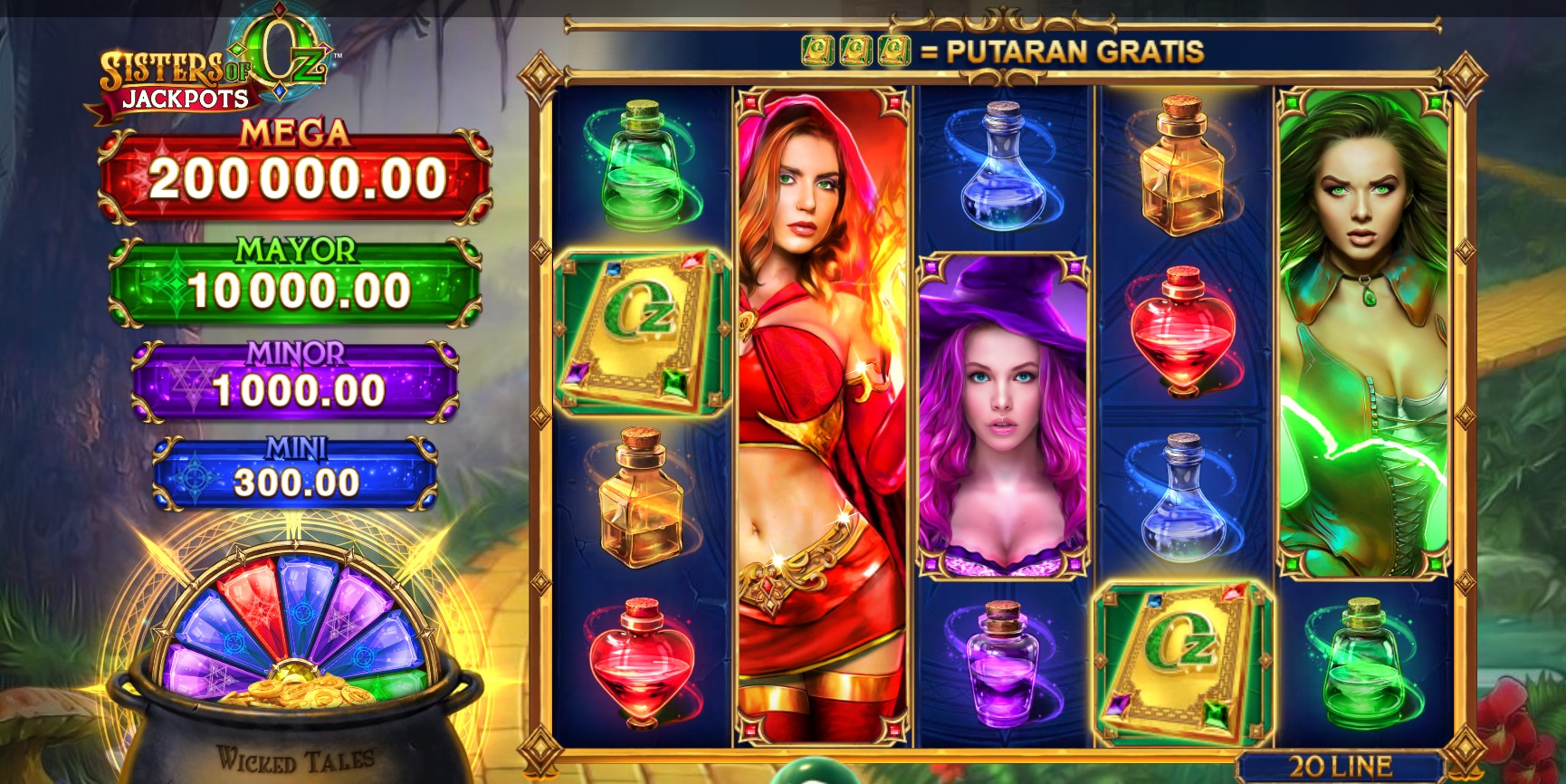 Sisters Of Oz Jackpots Slot