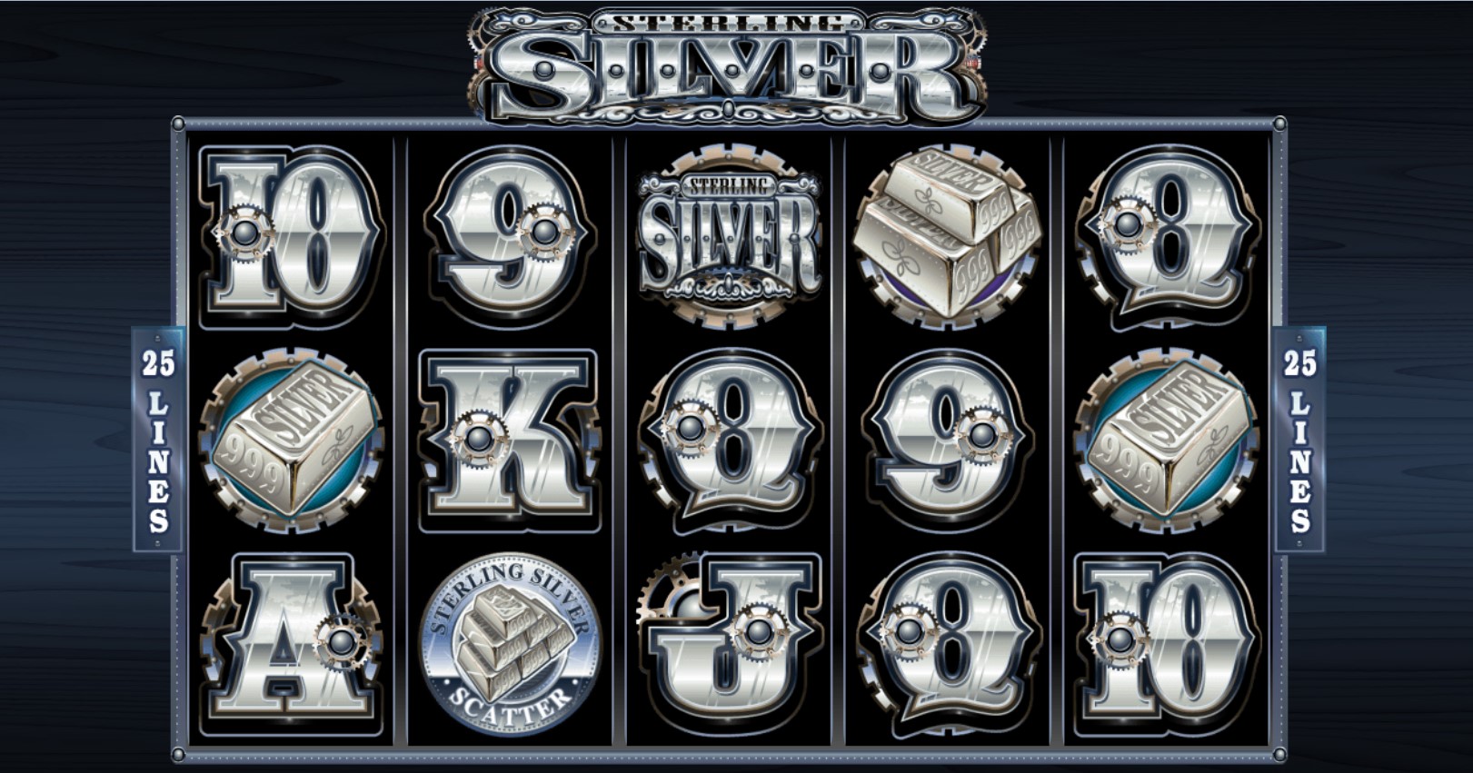 Sterling Silver Slot